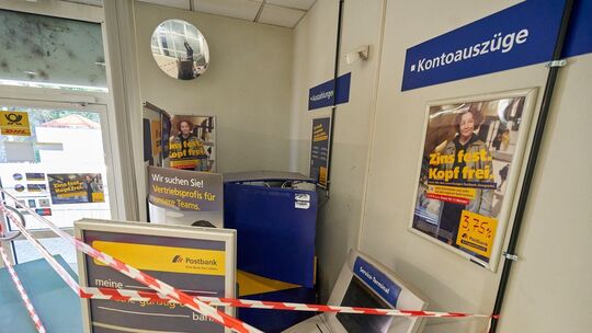Sprengung eines Geldautomaten in Montabaur