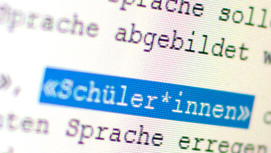 Gendergerechte Sprache