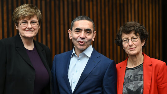 Katalin Karikó und Biontech-Gründerpaar