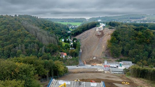 Start Neubau Talbrücke Rahmede