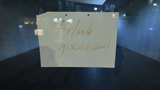 Geschäftsschließung in Köln