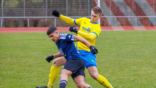 Bezirksliga Ost Saison 22/23Spiel SG Westerburg - SG Mueschenbacham 05.03.2023 in Westerburg, Schulstadion