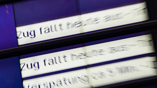 Lokführer-Streik im Personenverkehr - Baden-Württemberg