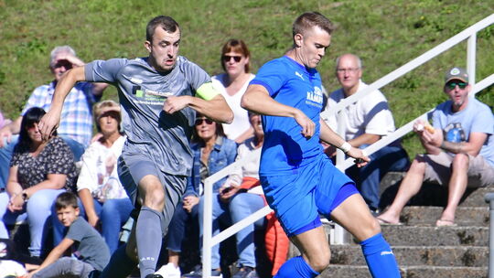 Fussball, Bezirksliga Ost, SG Müschenbach vs. SG Alpenrod, 24.09.2023