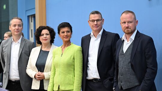Gründung des Vereins "Bündnis Sahra Wagenknecht“