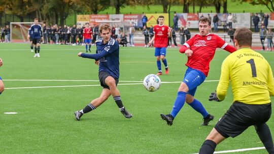 Bezirksliga Ost Saison 23/24Spiel SG Westerburg - SG Neitersenam 29.10.2023 in Westerburg, netclusive Arena
