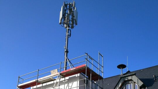 Funkantenne unangekündigt vor der Nase