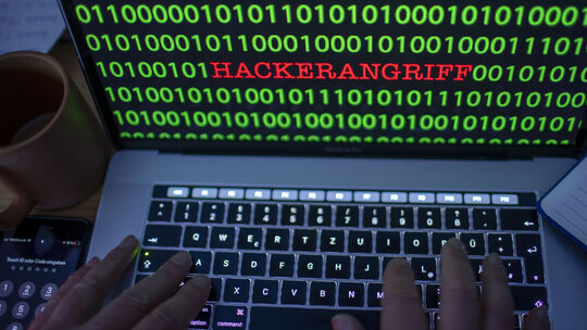 Gefahr durch Hacken von Computerdaten