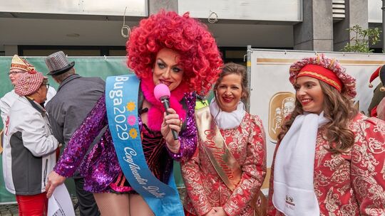 Karneval - Sessionseroeffnung 2023/24 auf dem Münzplatz Koblenz