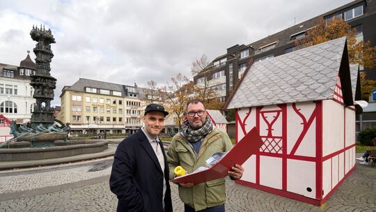 Weihnachtsmarkt Koblenz Aufbau und Planung