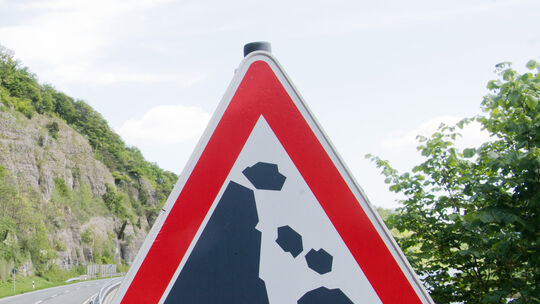 Bundesstraße B83 im Landkreis Holzminden