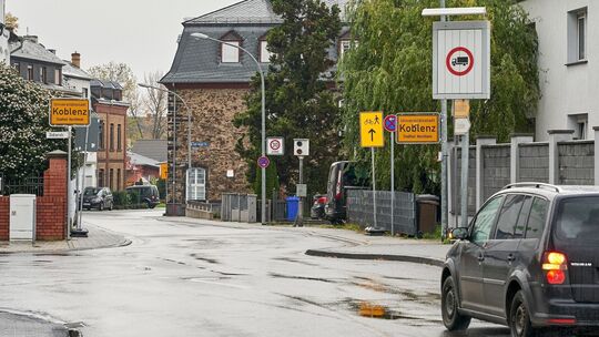 Einfahrtsverbot Emser Strasse