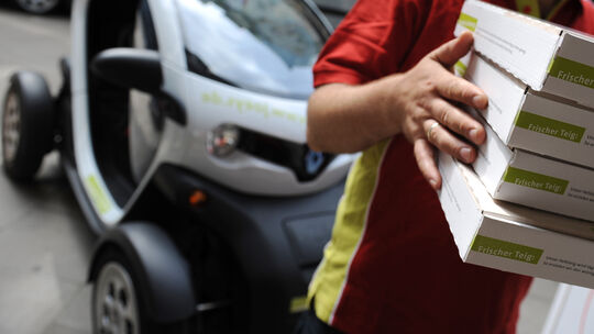 Elektrofahrzeuge für Lieferservice