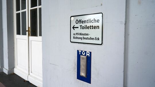 Öffentliche Toiletten in Koblenz