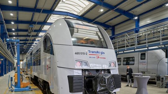 Modernisierte Züge bei der Mittelrheinbahn