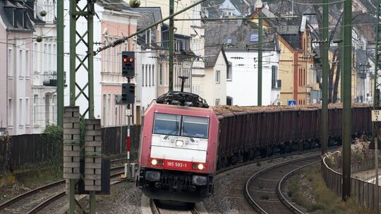 Bahnlärm im Mittelrheintal