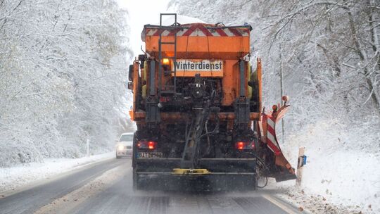 Schneefall in Rheinland-Pfalz