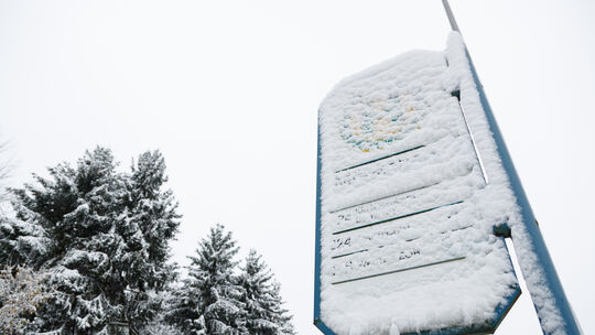 Schneefall in Bielefeld