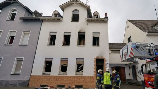 Gebäudebrand in Andernach