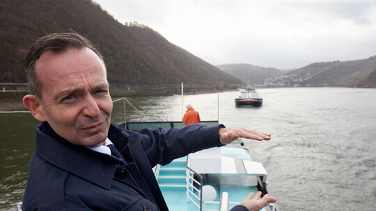 Land dringt auf Tempo bei Rheinvertiefung
