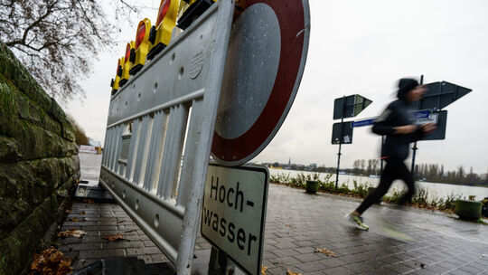 Hochwassersituation in Mainz