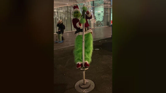 Der Grinch macht Koblenz unsicher