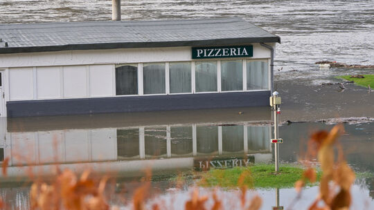 Hochwasser im Rhein