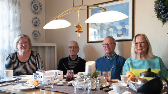 Parkinsongruppeauf dem Bild: Angelika Steil, Hans Peter Steil, Josef Anheuser und Angelika Anheuser.