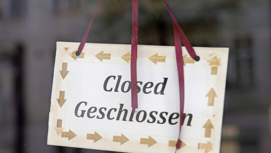 «Geschlossen»