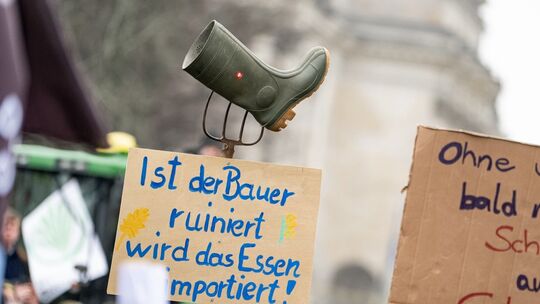 Protest der Landwirte - Berlin