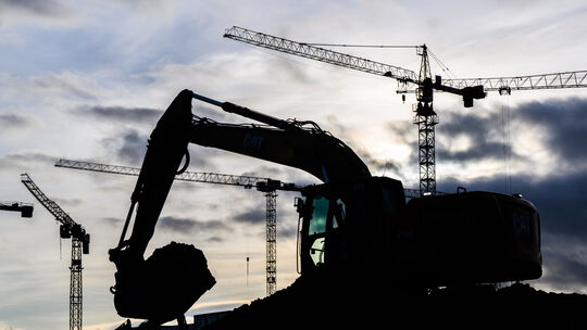 Bauindustrie pessimistisch für Zukunft