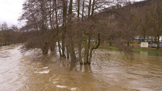 Hochwasser in Rheinland-Pfalz - Wiedtal