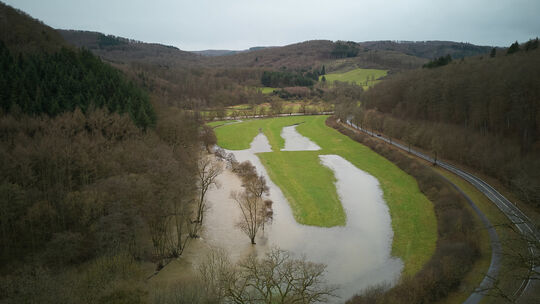 Hochwasser in Rheinland-Pfalz - Wiedtal