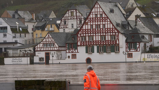 Hochwasser an der Mosel