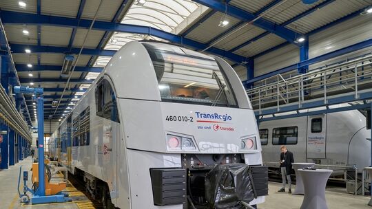 Modernisierte Züge bei der Mittelrheinbahn
