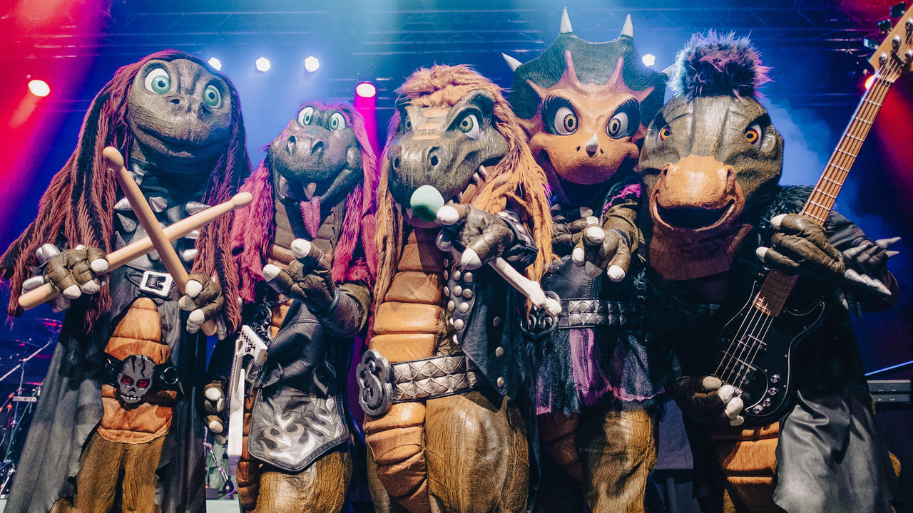 Heavysaurus: einzigartige Dino-Metalband bietet Live-Spaß für