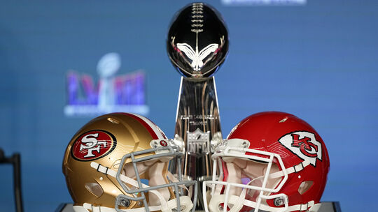 Vor dem Super Bowl in Las Vegas