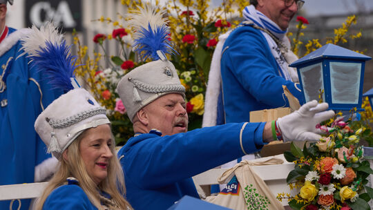 Rosenmontagzug in Koblenz