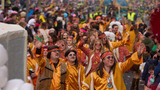 Rosenmontagzug in Koblenz