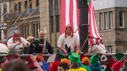 Rosenmontagzug in Koblenz