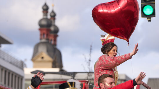 Rosenmontagzug in Koblenz