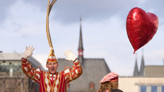 Rosenmontagzug in Koblenz