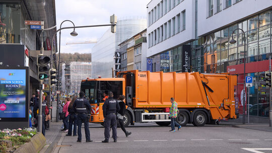Rosenmontagzug in Koblenz