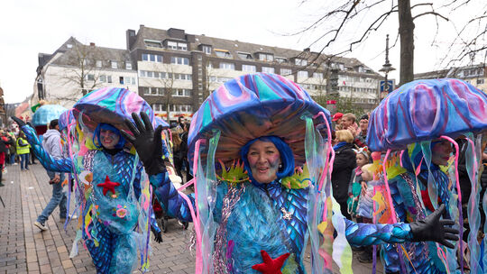 Rosenmontagzug in Koblenz