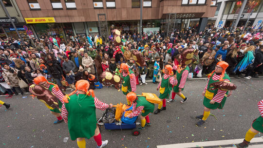 Rosenmontagzug in Koblenz