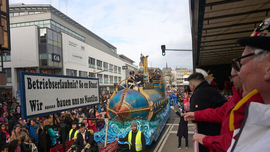 Rosenmontagzug in Koblenz