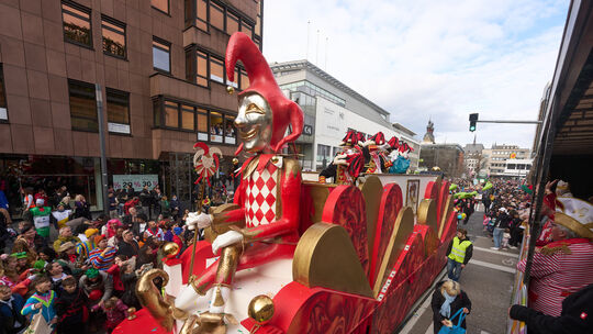 Rosenmontagzug in Koblenz