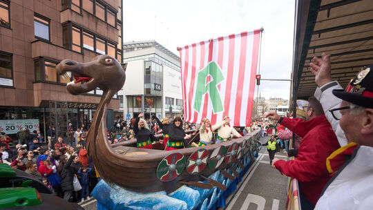 Rosenmontagzug in Koblenz