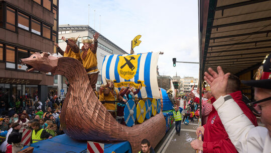 Rosenmontagzug in Koblenz