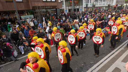 Rosenmontagzug in Koblenz